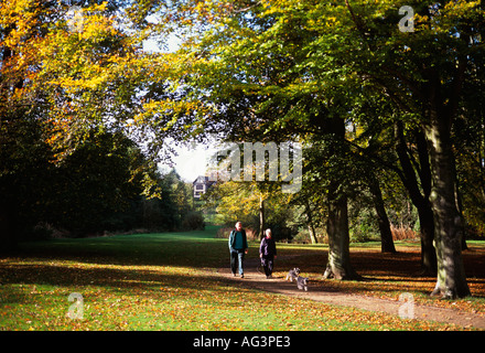 Stockport Cheshire Bramhall Bramall Hall automne à Bramhall Park Banque D'Images