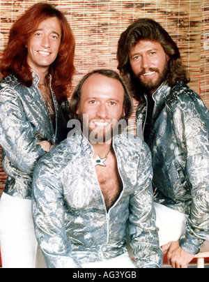 BEE GEES Promotional photo de groupe pop australien de gauche Robin, Maurice et Barry Gibb sur 1978 Banque D'Images