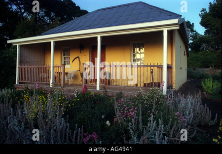 Séjour à la ferme Australie Tasmanie 1855 Lanceston cottage Banque D'Images