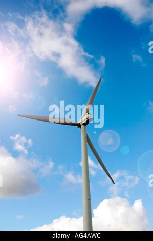 Une éolienne Banque D'Images