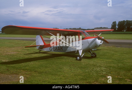 Aeronca Champion AC 7G-BRAR siège deux avions légers d'aile haute G-BRAR stationné à Breighton Airfield Banque D'Images