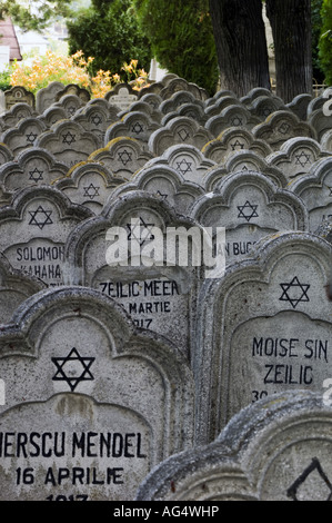 La Moldavie , Iasi, le cimetière juif Banque D'Images