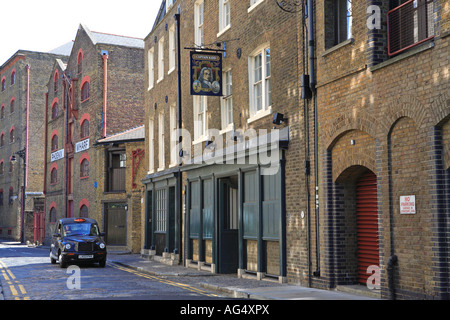 Captain Kidd Pub - Station d'exécution, - Wapping High Street Banque D'Images