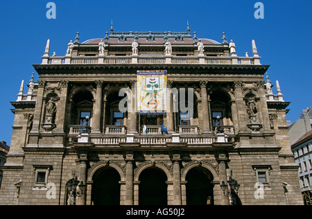 Opera House, Budapest, Hongrie Banque D'Images