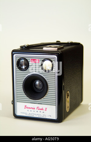 Un Kodak Brownie Flash camera Case II Banque D'Images