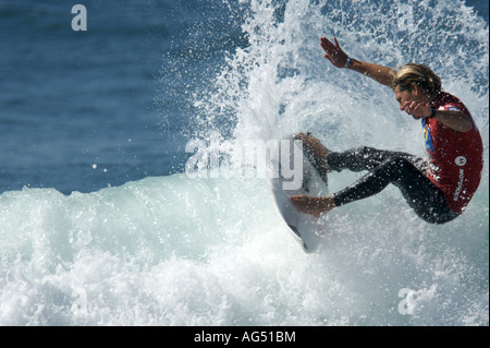 Pro surfer Andy Irons au Boost Mobile Pro Trestles 2006 Banque D'Images