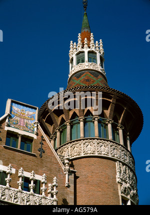 Espagne Catalogne Barcelone Eixample Casa de les Punxes aka Casa Terrades Banque D'Images