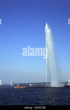 Genève jet d'eau Banque D'Images