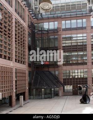 Les bureaux de l'UBS dans Broadgate, dans la ville de London, GB UK Banque D'Images