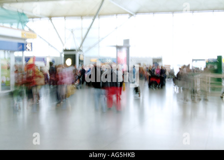 L'aéroport de Stansted, Angleterre Banque D'Images