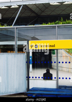 L'aéroport de Stansted, Angleterre Banque D'Images