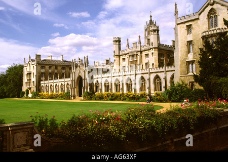 Cambridge Cambridgeshire St Johns College nouvelle Cour Banque D'Images