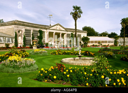 Exmouth Devon Bicton Park Gardens l'Orangerie Banque D'Images