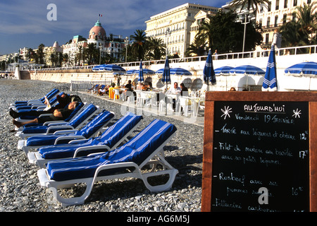 Nice Alpes-Maritimes 06 French Riviera Cote d'Azur PACA France Banque D'Images