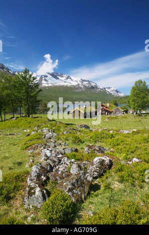 Renndolsetra Innerdalen Sunndal More og Romsdal Norvège Banque D'Images