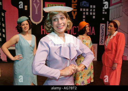 Alabama Marshall County,Guntersville,The Whole Backstage Theatre,théâtre,42nd Street,communauté,acteur,actrice,chanteur,chant,interprète,performance,perfo Banque D'Images