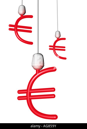 Ampoule à économie d'énergie Energiesparlampe Banque D'Images