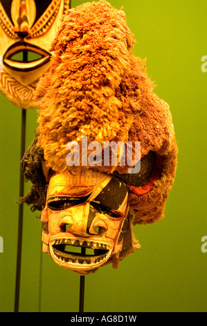 Mask Guinée Irian Jaya Malagan Banque D'Images