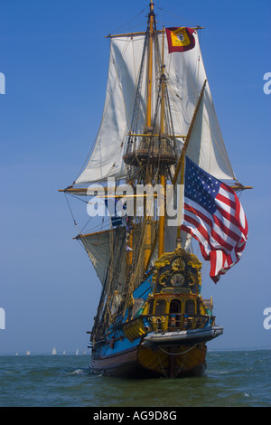 Tall Ship, Norfolk, Virginie Banque D'Images