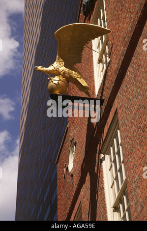 Old State House Boston MA plus vieux bâtiment public reste à Boston Banque D'Images