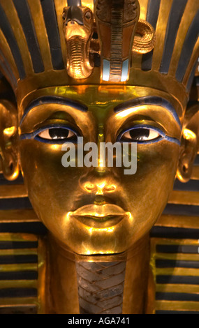 La mort de Toutankhamon masque dans le Musée du Caire Egypte Banque D'Images