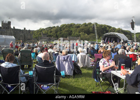 Katherine Jenkins Concert dans le parc Margam Park Port Talbot au Pays de Galles du Sud Banque D'Images