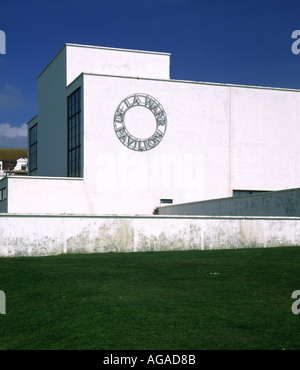 L'extérieur de la De La Warr Pavilion à Bexhill on Sea East Sussex England UK Banque D'Images