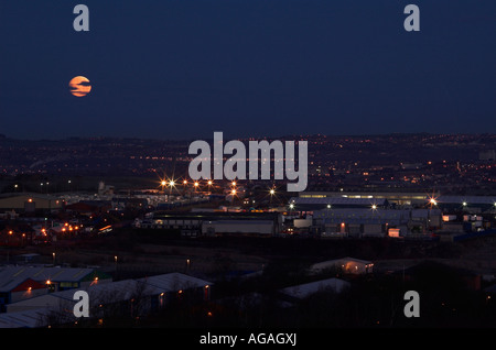 Vue en regardant Hanley de campagne Parkhall Park Banque D'Images