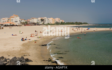 Plage du Mole Cap d Agde région Languedoc Roussilon France Banque D'Images