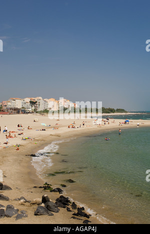 Plage du Mole Cap d Agde région Languedoc Roussilon France Banque D'Images