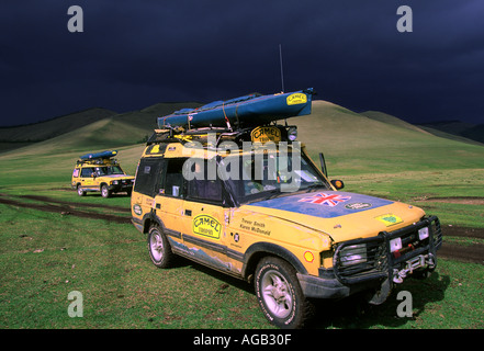 CAMEL TROPHY MONGOLIE Banque D'Images