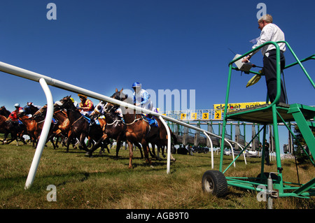 Courses à Brighton le démarreur lance le 330 race Banque D'Images