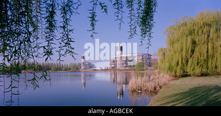 Les 1 000 mégawatts à Barking and Dagenham dans Power Station, une des plus grandes et des plus modernes d'alimentation de gaz au Royaume-Uni. Banque D'Images