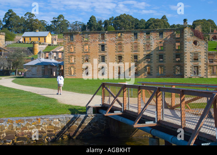 Le pénitencier de la colonie pénitentiaire à Port Arthur sur la péninsule de Tasman en Tasmanie Banque D'Images