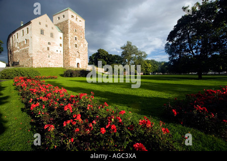 Le château de Turku, Finlande Banque D'Images