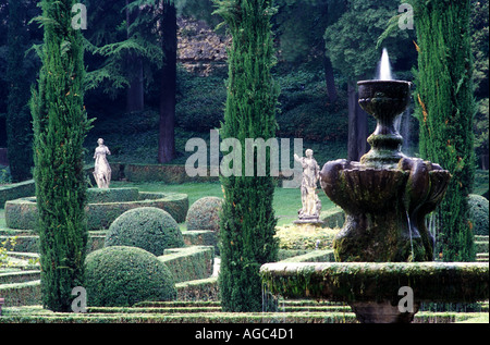 Jardins Giusti à Vérone STOCK CRÉDIT ITALIA ALAMY Banque D'Images