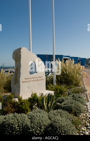 Weymouth et Portland National Sailing Academy, Portland, Dorset Banque D'Images
