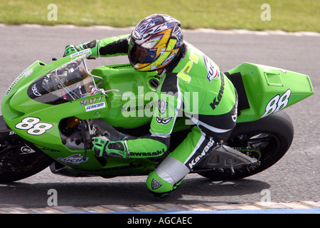 Andrew Pitt Kawasaki Motogp de Donington Park Banque D'Images