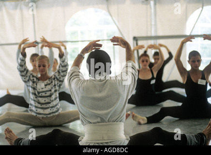 DanceAspen summer ballet school à Snowmass Village, Colorado Banque D'Images