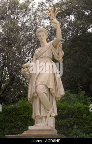 La statue de l'abondance de Giambologna au 16e siècle et aurait été d'être modelé sur Eleonora Cosimo Banque D'Images