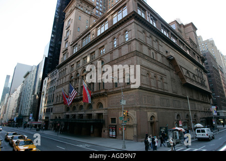 Carnegie hall à l'angle de West 57th Street et 7th avenue new york city new york USA Banque D'Images