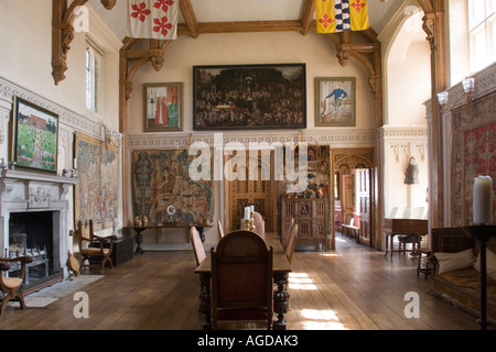 Intérieur de Kentwell Hall Long Melford Suffolk Angleterre UK Banque D'Images