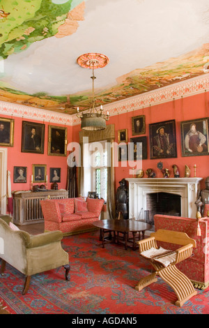 Intérieur de Kentwell Hall Long Melford Suffolk Angleterre UK Banque D'Images