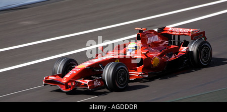 Felipe Massa roulant à la formule un Grand Prix de Belgique à Spa Banque D'Images