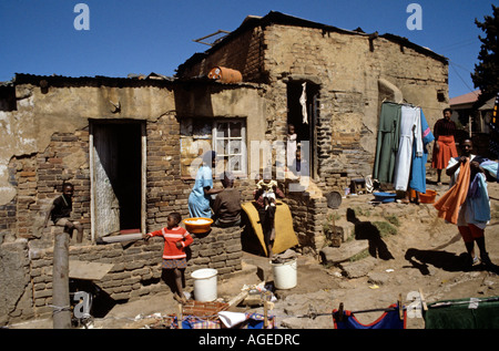 Alexandra Township, Johannesburg, Afrique du Sud Banque D'Images