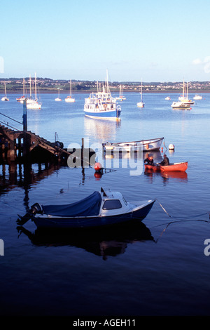 Vue sur l'estuaire de l'Exe Starcross à Exmouth Banque D'Images