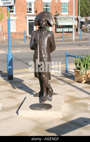 Statue de Matthew Flinders Lincolnshire village Donington UK Banque D'Images