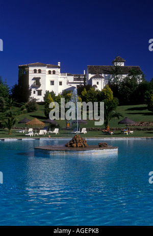 Piscine intérieure, piscine extérieure, La Bobadilla Hotel Chambres et logement, hébergement, Loja, Province de Grenade, Espagne, Europe Banque D'Images