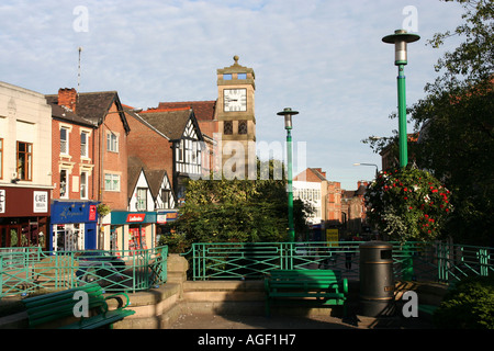 Le centre-ville de Derby, Derbyshire, Angleterre Royaume-Uni gb Banque D'Images