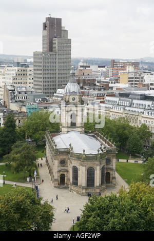 Cathédrale St Philips dans le centre de Birmingham, UK Banque D'Images